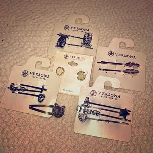 Bundle of Versona Hairpins and Earrings